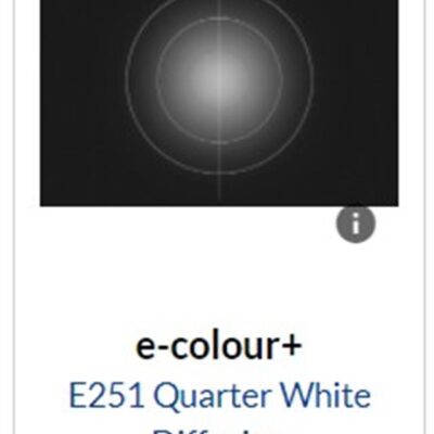 FILTER E-COLOUR+ E251 Quarter White Diff Rosco Roll 1,22m x 7,62m