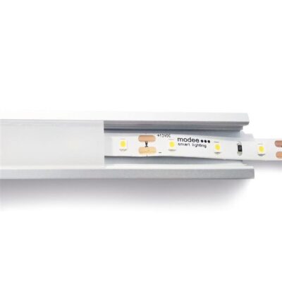 Profil AL za LED traku (9x13x2020)+difuz  ugradni Aluminium Profil for LED Strips AP0002