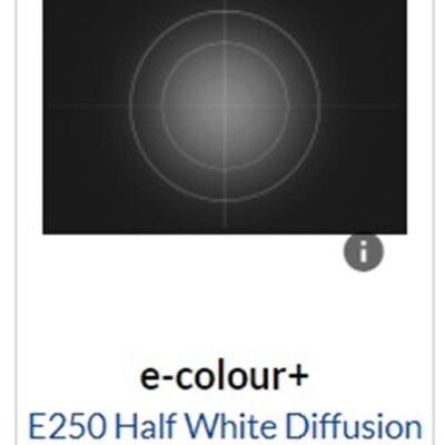 FILTER E-COLOUR+ E250 Half White Diffusi Rosco Roll 1.22m x 7.62m