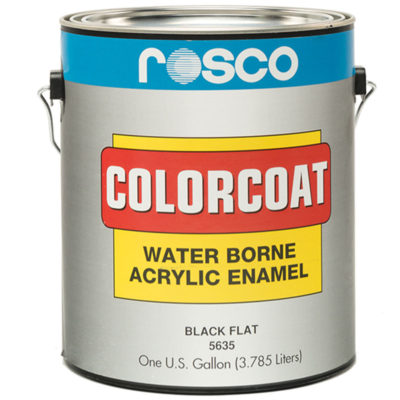 Boja ColorCoat Paint 5635 Black 3,79l visoko izdržljiv akrilna boja za pozornicu  cca.28m2  ROSCO