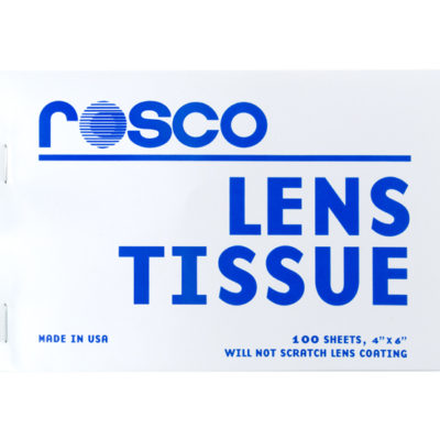 Lens tissue 10x15cm book 100 sheets disposable microfiber tissue ROSCO