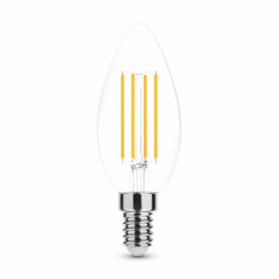 Svijeća Led Fil 7W E14 4000K C35 NoDIM Modee Lighting LED Filament Candle C35 7W E14 360° 4000K (806 lumen)