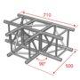 Truss ALU Quatro 290 T-komad  AGQUA-05 angle - 90° - 3 directions - Connection kit included