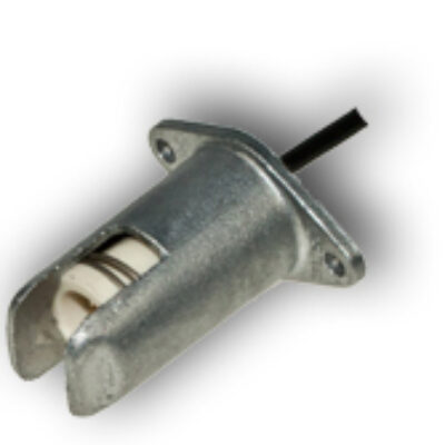 Grlo R7s metalno 250V 10A kabel PTFE  400mm Lampholder