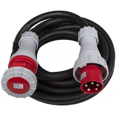 Kabel power 6mm2 + utik/natik 63A L=10m  H07RN-F 5G16 (5x16mm2) 3x400V + N IP44